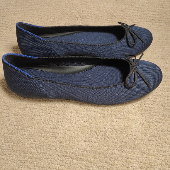 ROTHY'S DARK NAVY THE BALLET FLAT - Picture 4 of 5
